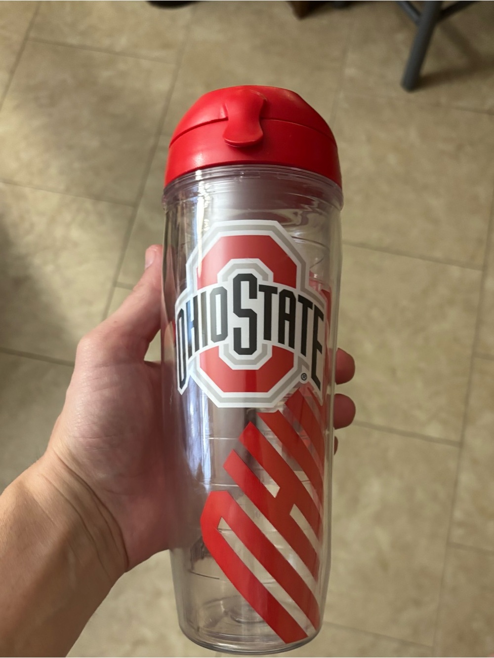 Ohio State Red Tervis Travel Tumbler with Flip Lid